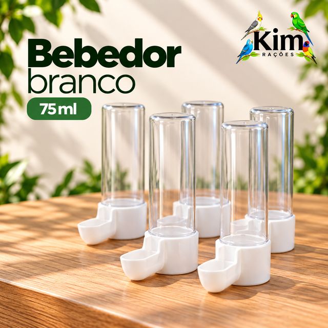 Bebedor branco 75 ml