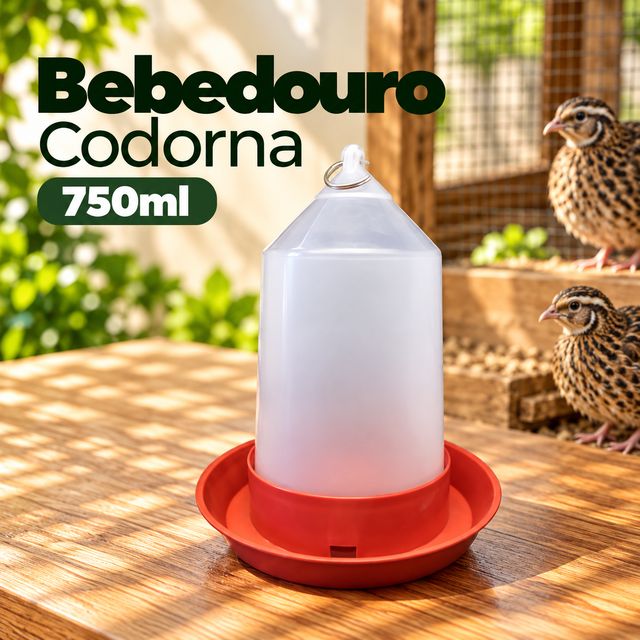 Bebedouro para codorna 750 ml
